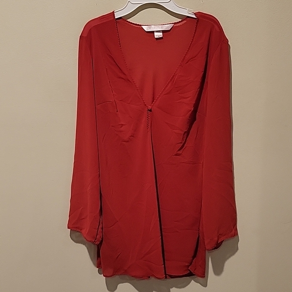 Victoria's Secret Other - ❤️ VICTORIA'S SECRET SEXY LONG SLEEVED SHEER CHEMISE, XS